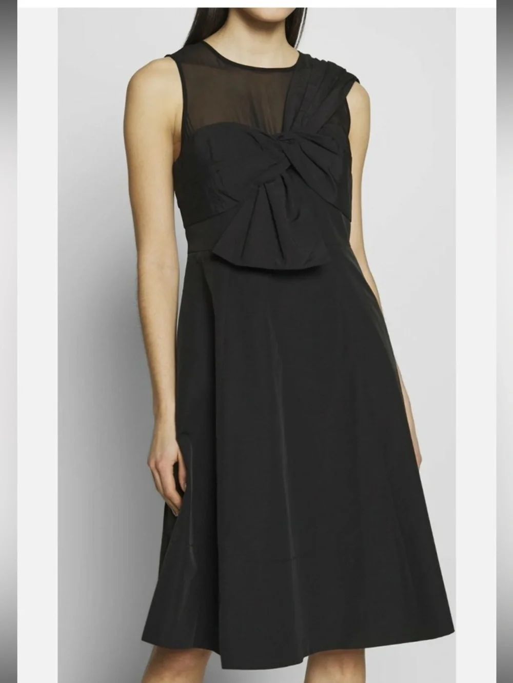 Kate Spade Bow Front Faille black lined   Dress Black size 0